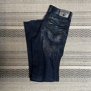 Men’s Salvage Jeans. Mayhem boot regular fit. Dark wash. Size 33x.
